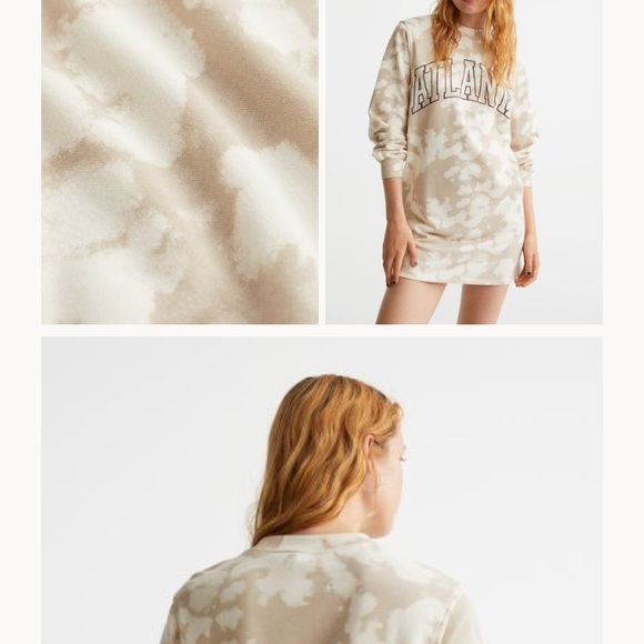 H&M • Adorable Sweatshirt Style ATLANTA Dress - Picture 13 of 16